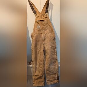 Men's Carhartt insulated bibs 32x30